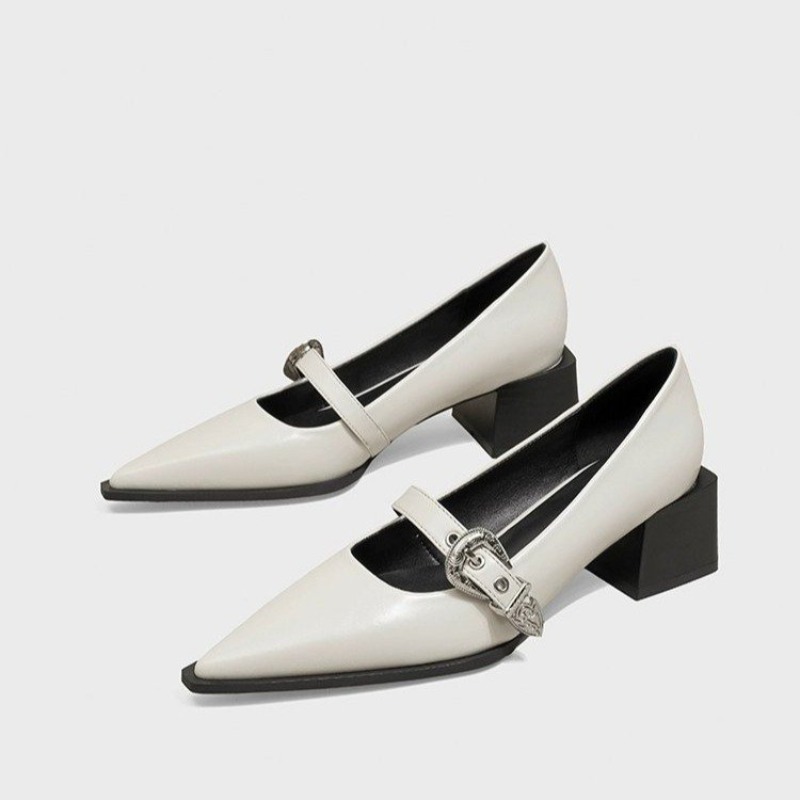 Vintage Fashion Designer - Designer Vintage Pointed Toe Women Mary