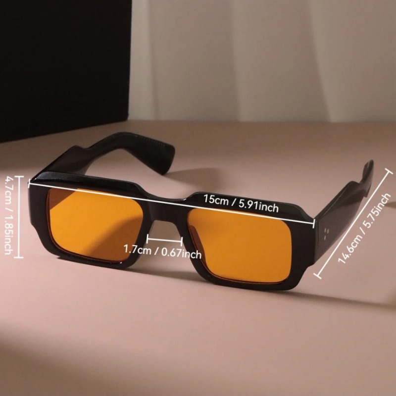 Retro Square Sunglasses Women  - Vintage Fashion Girl 评论和价格