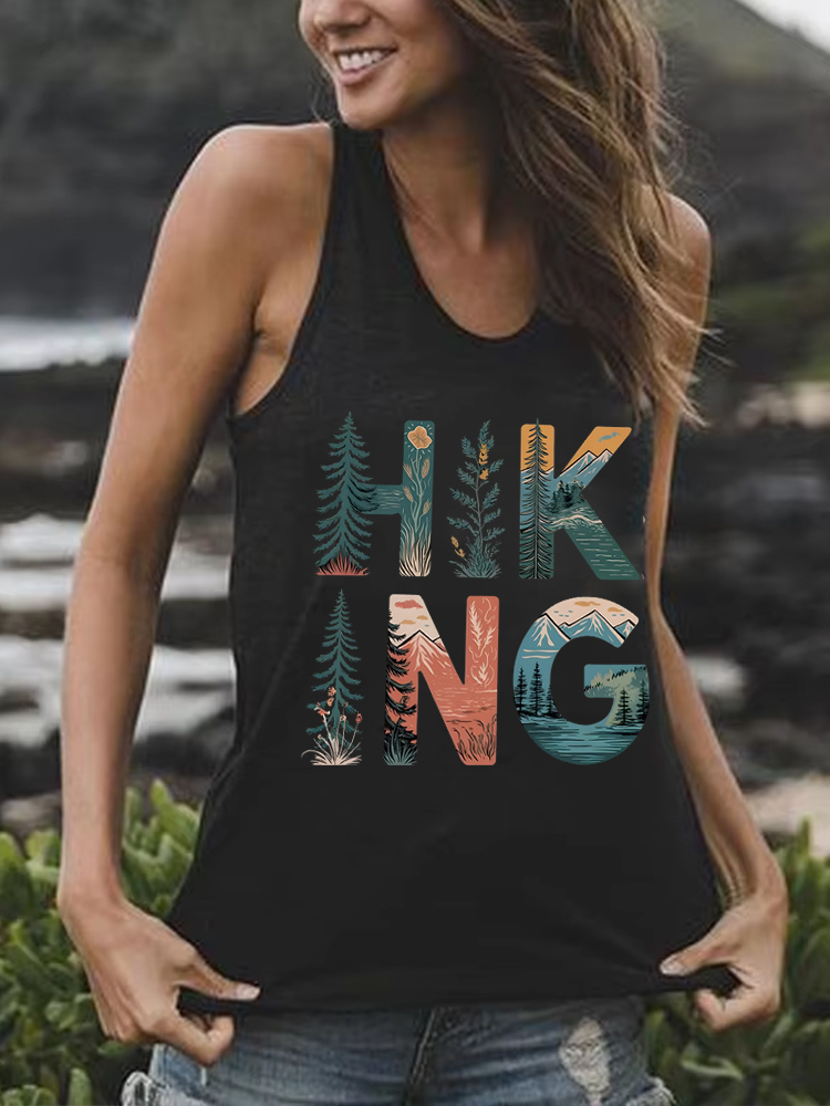 Vintage Hiking Racerback Tank  - Vintage Fashion Gen Z 评论和价格