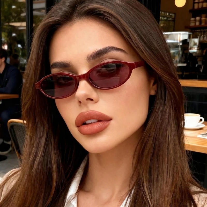 New Retro Sexy Cat Eye Sunglas - Vintage Fashion Girl 评论和价格