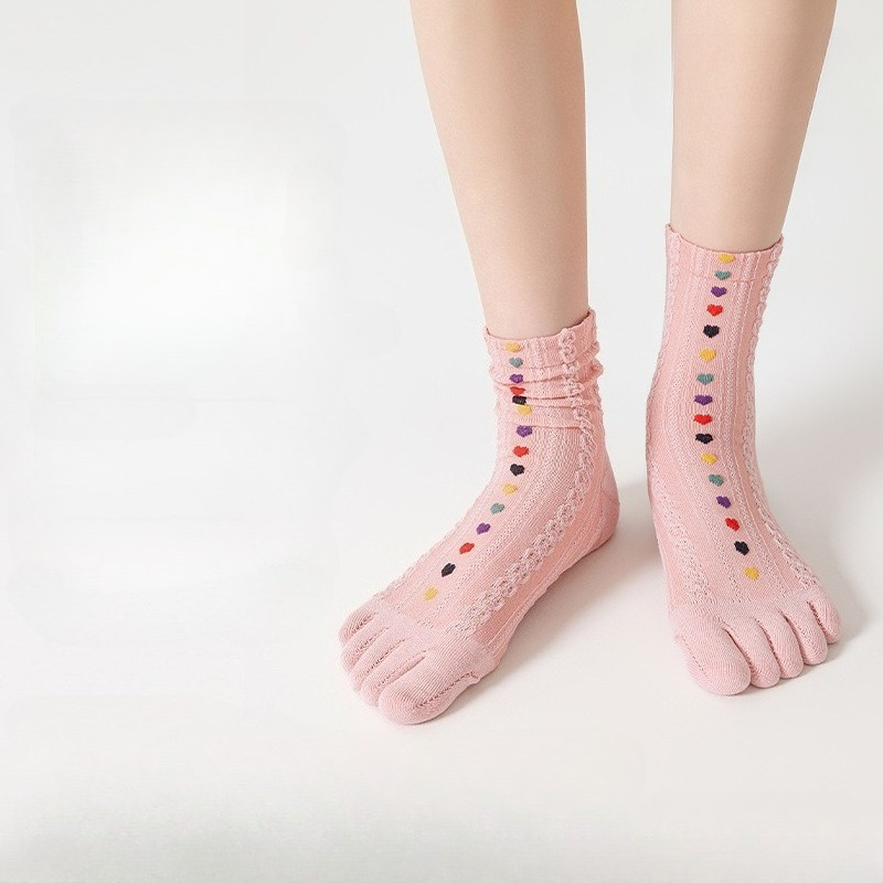 5 Pairs Finger Socks Women Gir - Vintage Fashion Girl 评论和价格