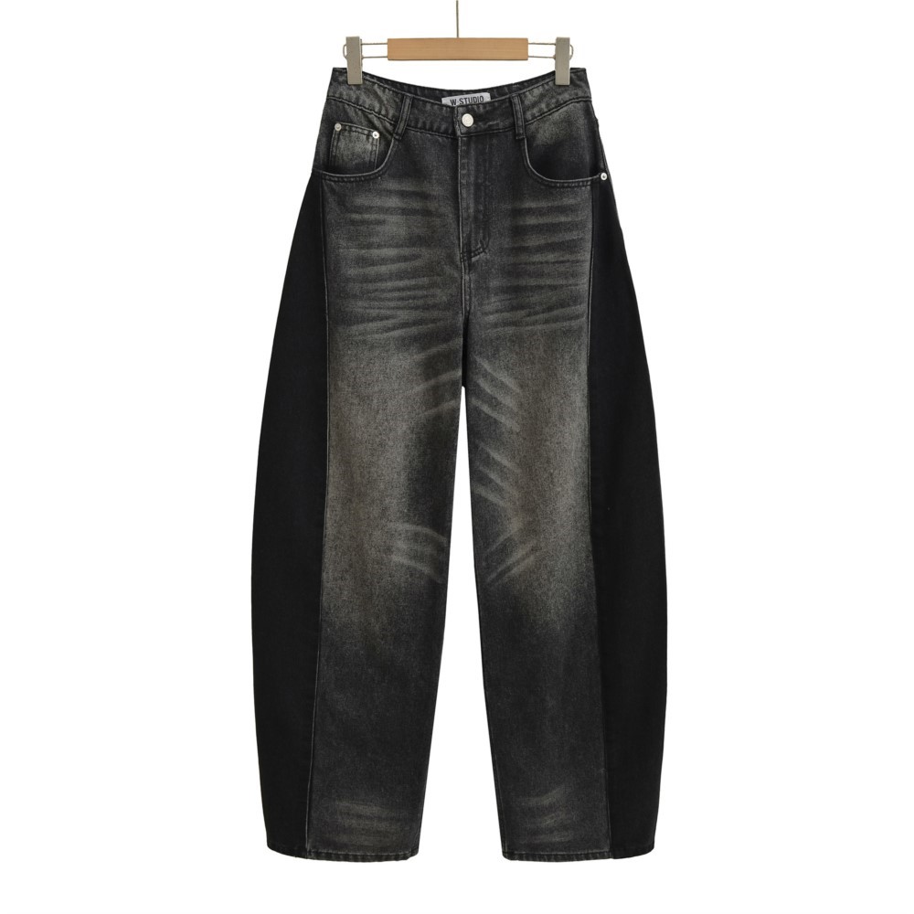 MsChuh Street Style Jeans Loos - Wide Leg Trouser 70S 评论和价格