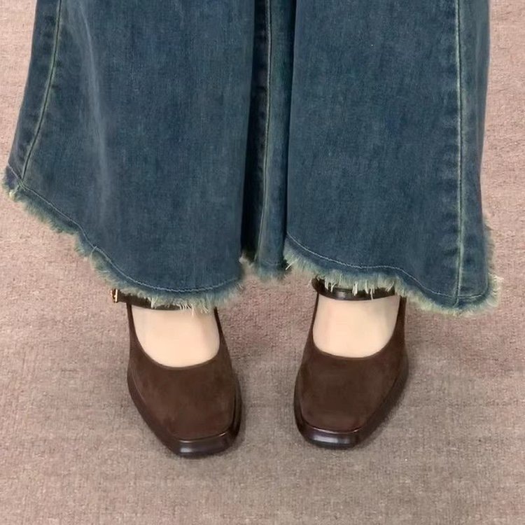 Vintage Thick High Women Mary  - Vintage Fashion Girl 评论和价格