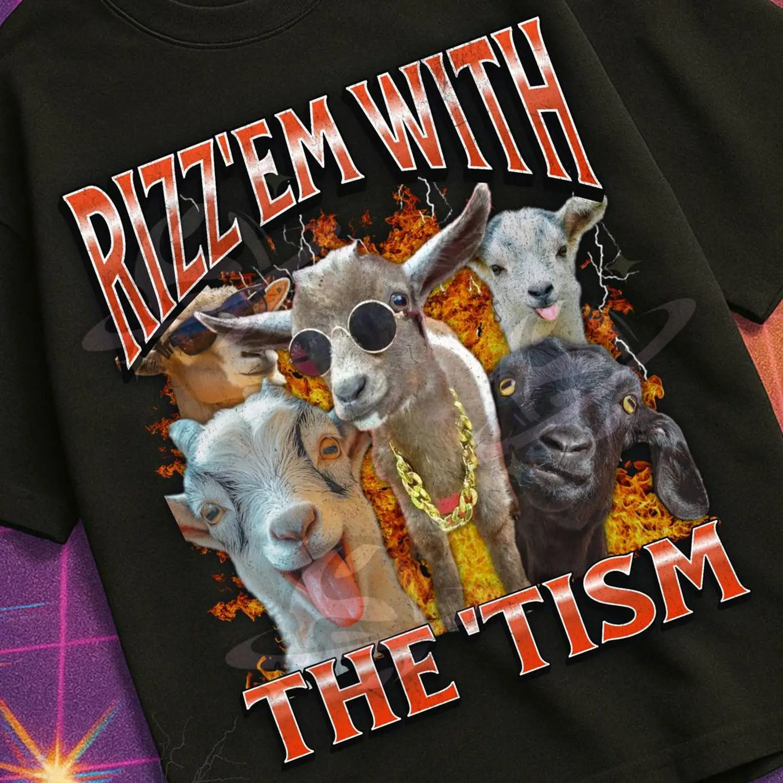 Rizz 'Em With The 'Tism Funny  - Vintage Fashion Gen Z 评论和价格