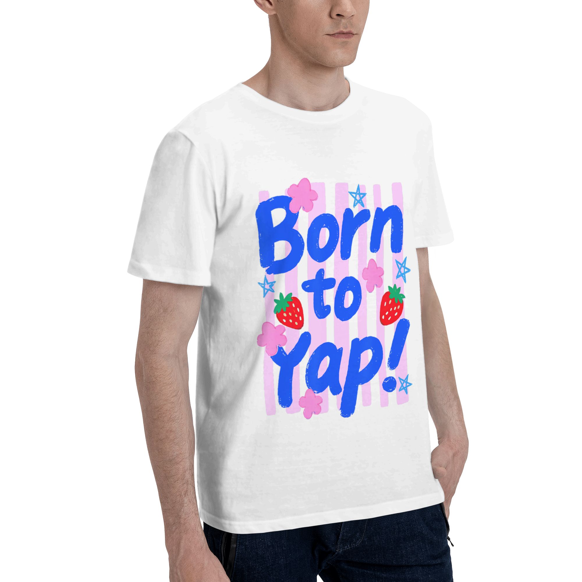 Preppy Born to Yap Stripes Fun - Vintage Fashion Gen Z 评论和价格