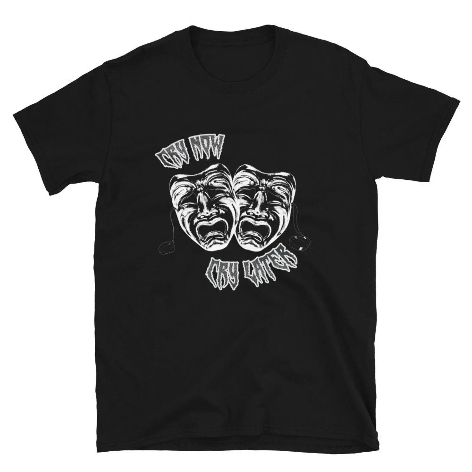 Cry Now Later Theater Masks  T - Vintage Fashion Now 评论和价格