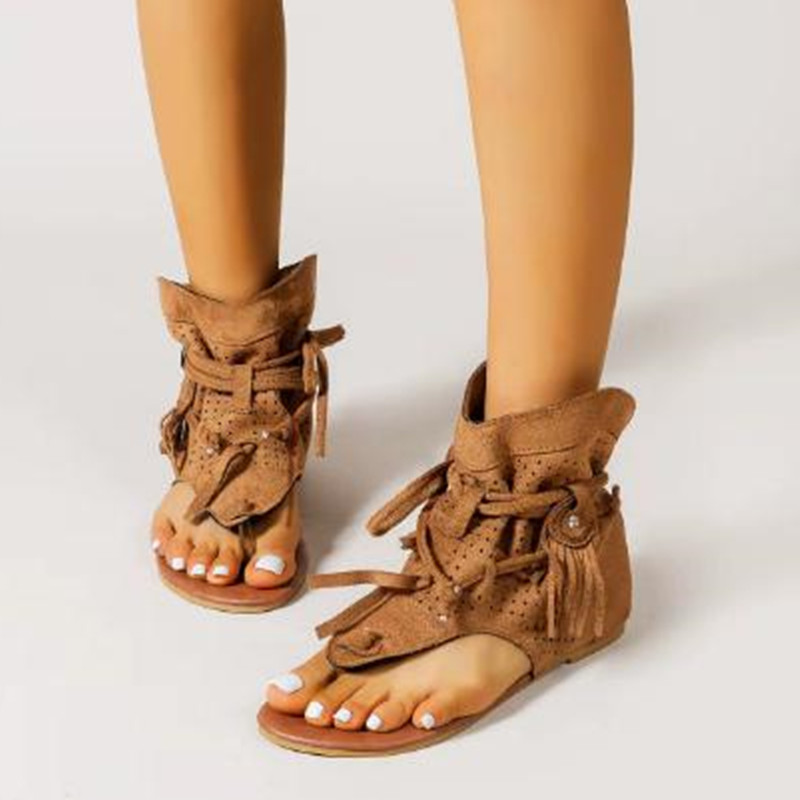 Luxury Sandals 2026 Retro Glad - Vintage Fashion Ladies 评论和价格