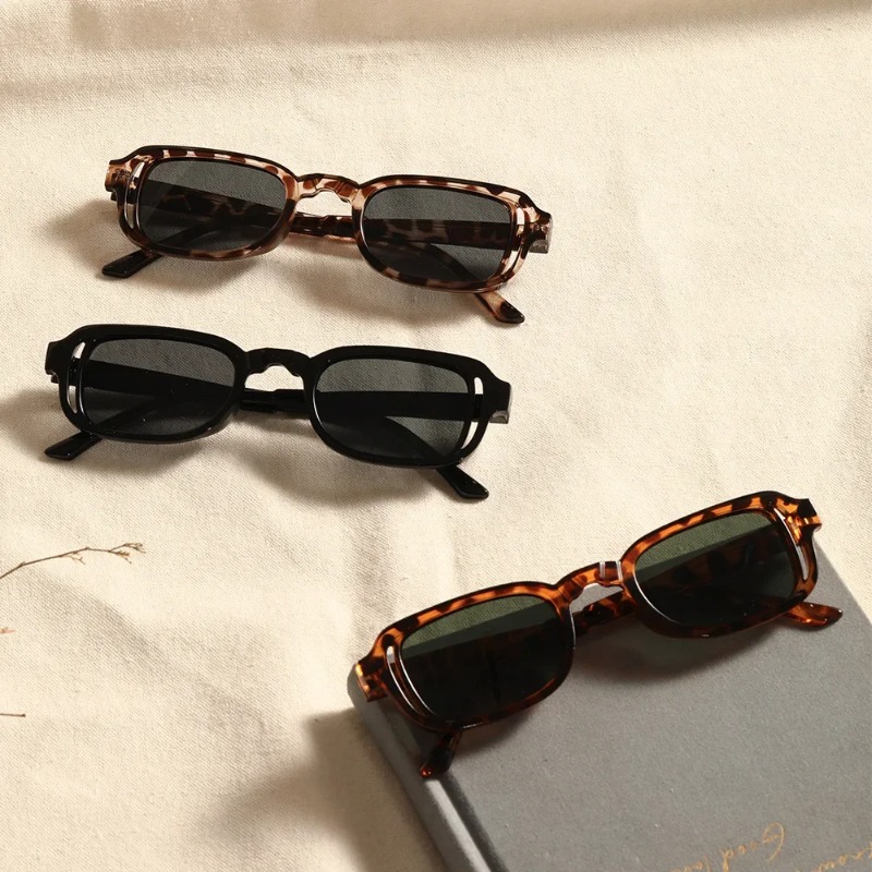 Luxurious Rectangle Sunglasses - Vintage Fashion Girl 评论和价格