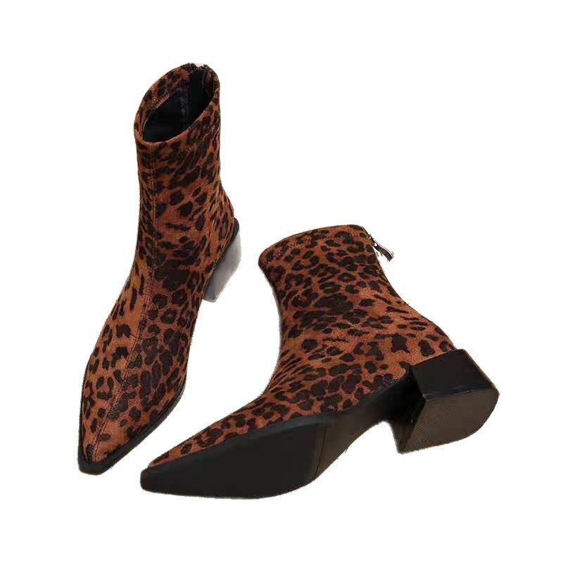 New Low Heel Women Mordern Ank - Vintage Fashion Ladies 评论和价格