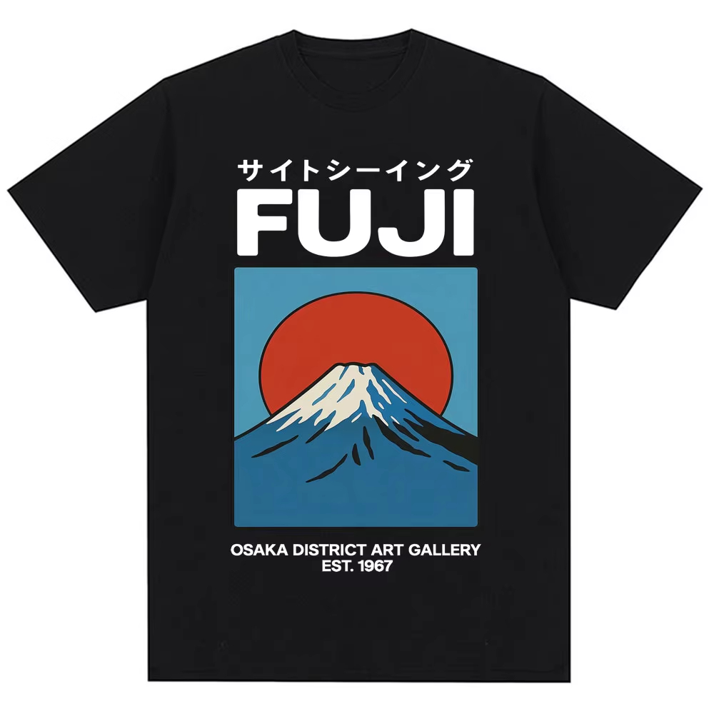 Japanese Style Fuji Osaka T Sh - Vintage Fashion Osaka 评论和价格