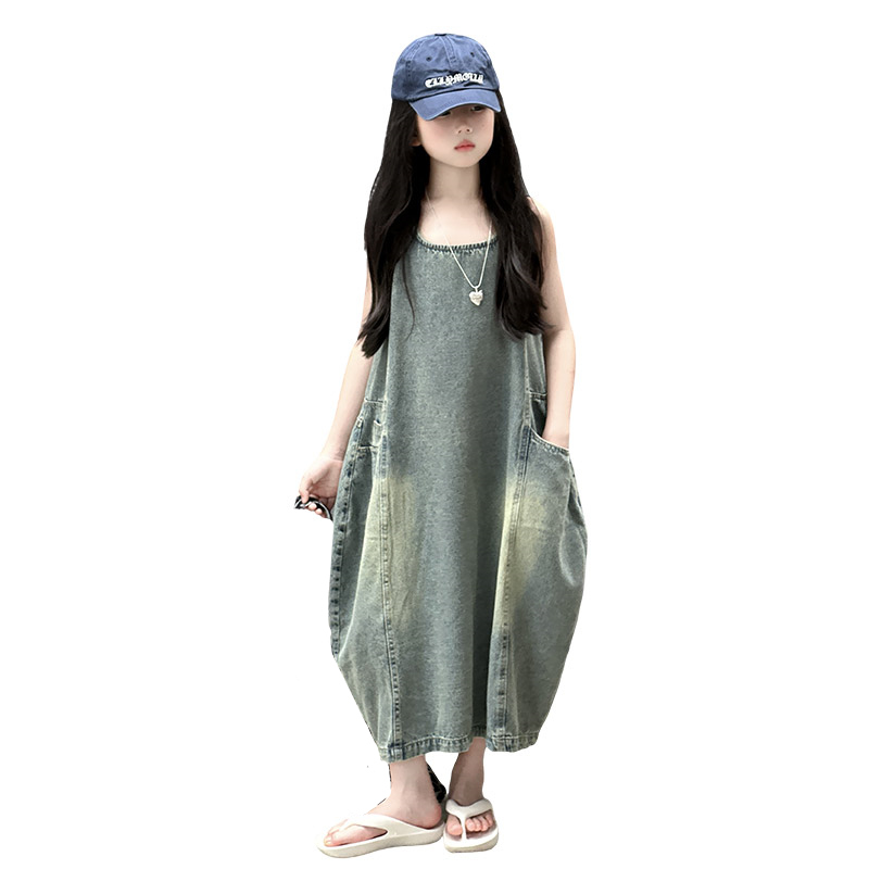 Vintage Blue Children Girls Hi - Vintage Fashion Girl 评论和价格
