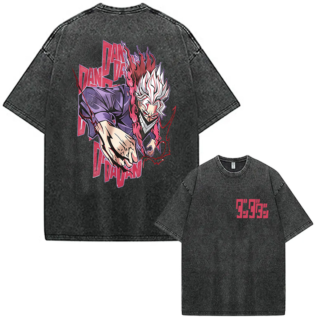Vintage Washed Anime Dandadan  - Vintage Ken Fashion 评论和价格