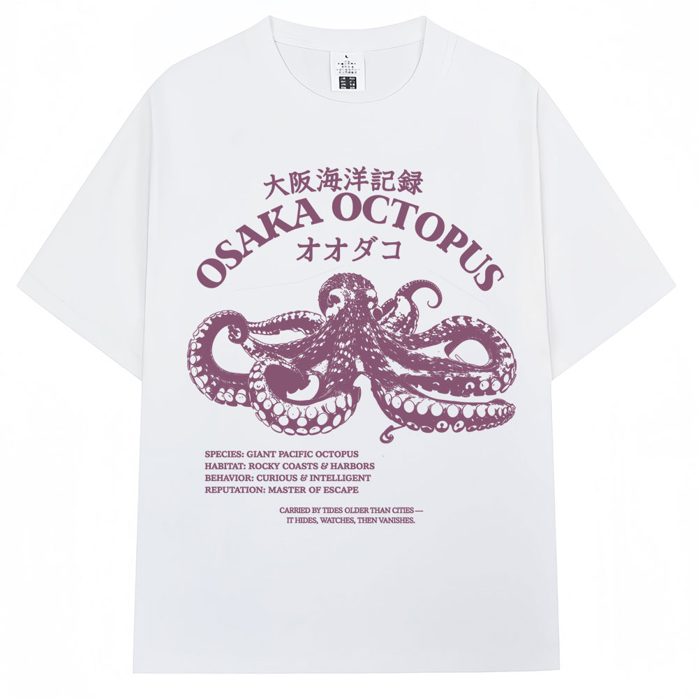 Japanese Style Osaka Octopus T - Vintage Fashion Osaka 评论和价格