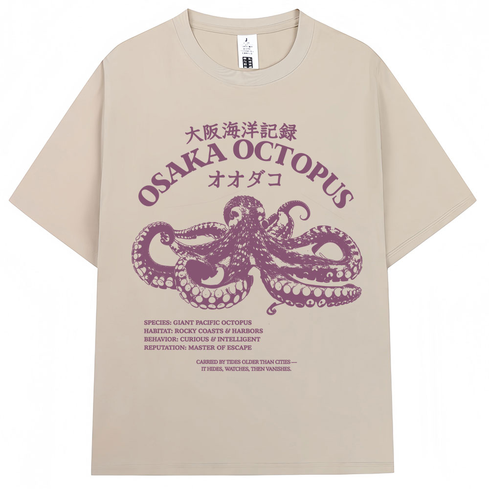 Japanese Style Osaka Octopus T - Vintage Fashion Osaka 评论和价格