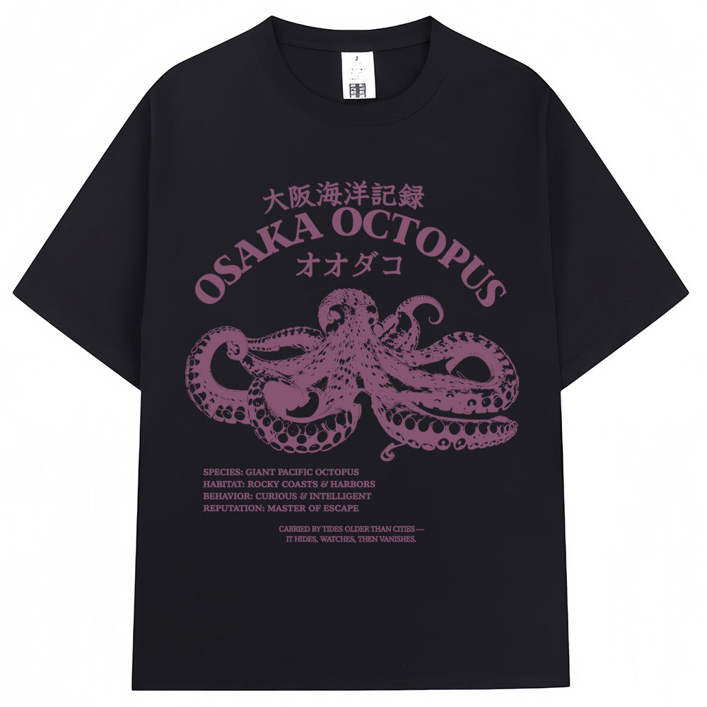Japanese Style Osaka Octopus T - Vintage Fashion Osaka 评论和价格