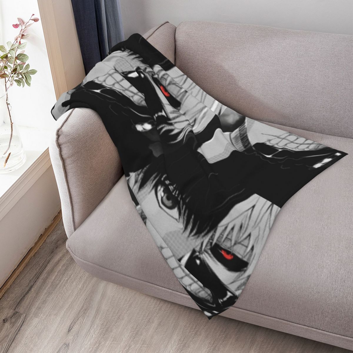 Ken Kaneki Throw Blanket Plaid - Vintage Ken Fashion 评论和价格